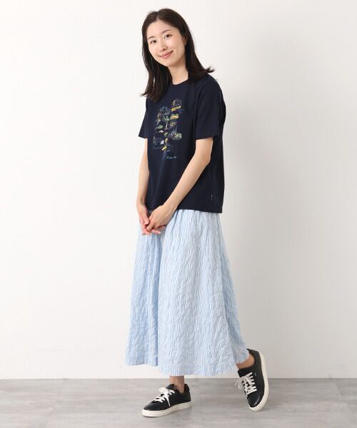 Mademoiselle NON NON / マドモアゼルノンノン Tシャツ | シャンカー6オーガニック天竺 LIFE IS A JOURNEYプリントTシャツ | 詳細15