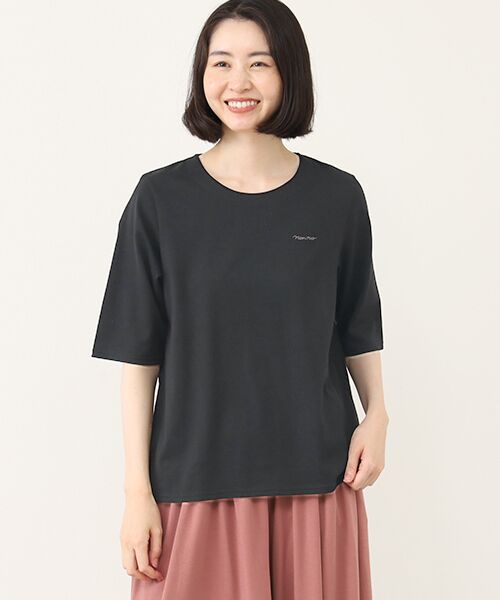 Mademoiselle NON NON / マドモアゼルノンノン Tシャツ | ギザンテイー天竺AラインTシャツ | 詳細12
