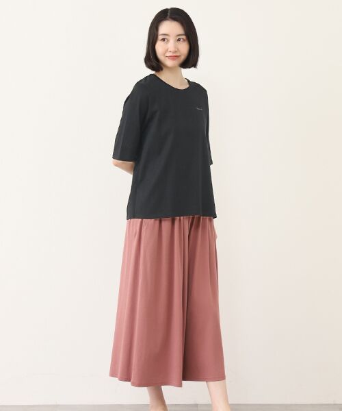 Mademoiselle NON NON / マドモアゼルノンノン Tシャツ | ギザンテイー天竺AラインTシャツ | 詳細16