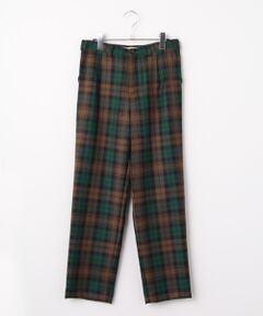 Mademoiselle NON NON / マドモアゼルノンノン スラックス・ドレスパンツ | ウールサージタータンチェック テーパードパンツ