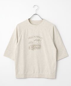 Mademoiselle NON NON / マドモアゼルノンノン カットソー | タリイ天竺 パパスカフェプリントカットソー