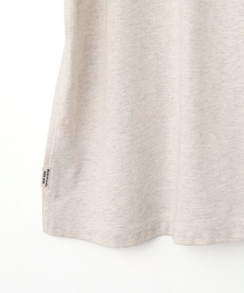 Mademoiselle NON NON / マドモアゼルノンノン Tシャツ | タリイ天竺 キーネックレースアップTシャツ | 詳細4