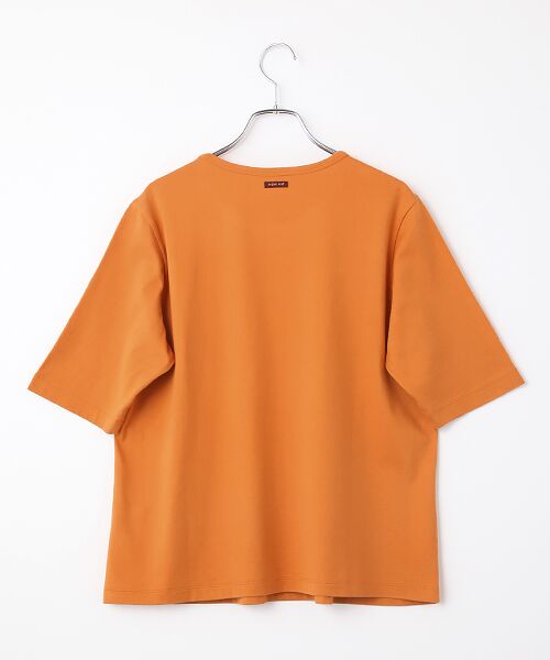 Mademoiselle NON NON / マドモアゼルノンノン Tシャツ | シャンカー6オーガニック天竺 アップリケ刺繍Tシャツ | 詳細3