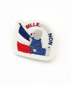 Mademoiselle NON NON / マドモアゼルノンノン ブローチ・コサージュ | フラッグベアー刺しゅうワッペンブローチ