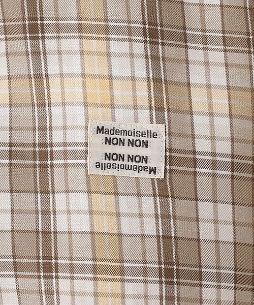 Mademoiselle NON NON / マドモアゼルノンノン シャツ・ブラウス | コンパクトコットンツイル フード付きシャツ | 詳細1