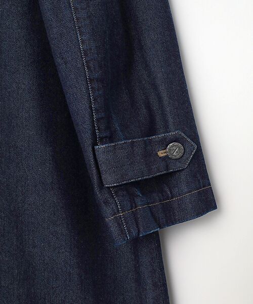 Mademoiselle NON NON / マドモアゼルノンノン その他アウター | 10.5OZバージラデニム ノーカラーコート | 詳細5