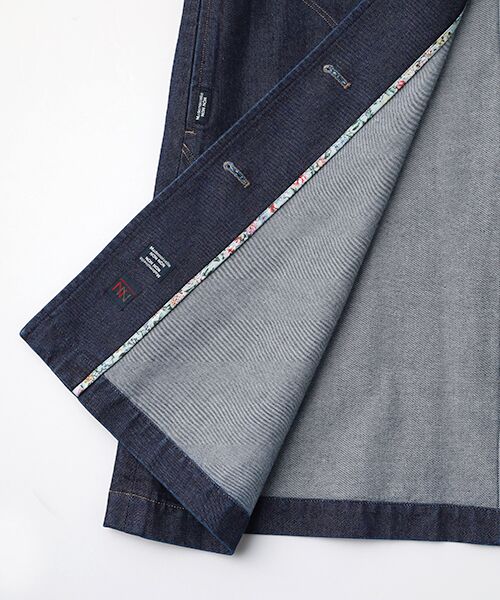 Mademoiselle NON NON / マドモアゼルノンノン その他アウター | 10.5OZバージラデニム ノーカラーコート | 詳細7