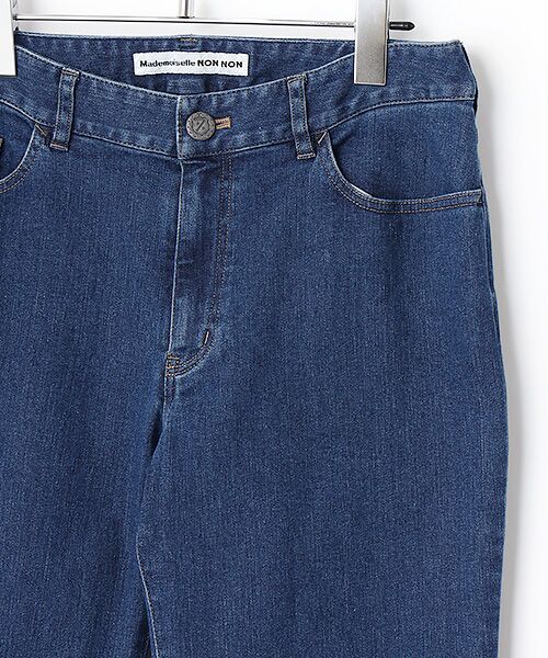 Mademoiselle NON NON / マドモアゼルノンノン デニムパンツ | 10.25OZスーパーパウダーストレッチデニムパンツ[フルレングス] | 詳細3