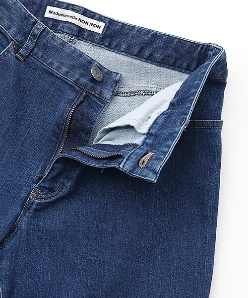 Mademoiselle NON NON / マドモアゼルノンノン デニムパンツ | 10.25OZスーパーパウダーストレッチデニムパンツ[フルレングス] | 詳細6