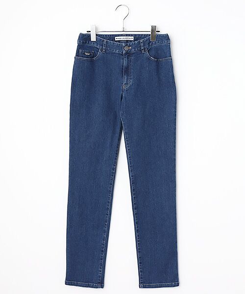 Mademoiselle NON NON / マドモアゼルノンノン デニムパンツ | 10.25OZスーパーパウダーストレッチデニムパンツ[フルレングス]（インディゴ）