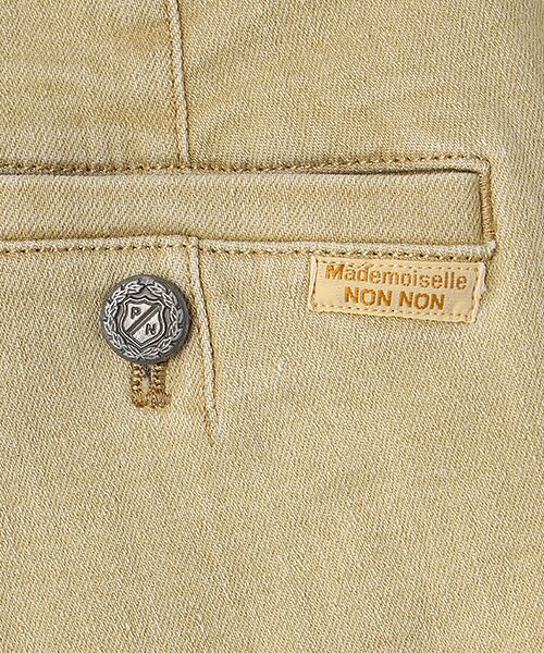 Mademoiselle NON NON / マドモアゼルノンノン デニムパンツ | 10.25OZスーパーパウダーストレッチ イージーデニムパンツ[フルレングス] | 詳細1
