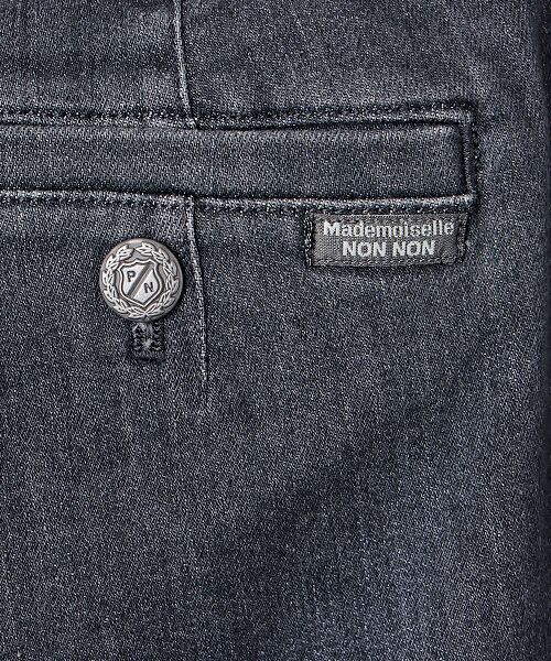 Mademoiselle NON NON / マドモアゼルノンノン デニムパンツ | 10.25OZスーパーパウダーストレッチ イージーデニムパンツ[フルレングス] | 詳細10