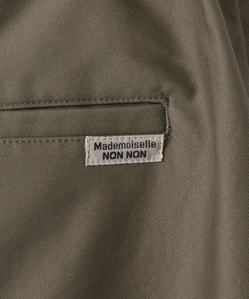 Mademoiselle NON NON / マドモアゼルノンノン その他パンツ | コットンドビーストレッチ起毛パンツ[フルレングス] | 詳細7