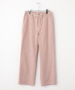 Mademoiselle NON NON / マドモアゼルノンノン その他パンツ | オーガニックコットン ヒッコリーストライプ&ムジパンツ[フルレングス]