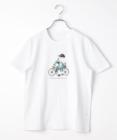 Mademoiselle NON NON / マドモアゼルノンノン Tシャツ | タリイ天竺 プレッピーベアープリントTシャツ[半袖]