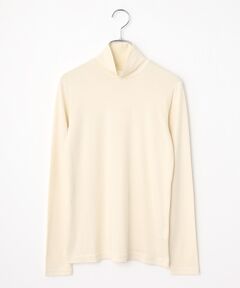 Mademoiselle NON NON / マドモアゼルノンノン カットソー | オーガニック甘撚りフライスムジ&ボーダー ハイネックカットソー[長袖]