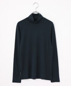 Mademoiselle NON NON / マドモアゼルノンノン カットソー | オーガニック甘撚りフライスムジ&ボーダー ハイネックカットソー[長袖]