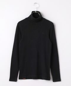 Mademoiselle NON NON / マドモアゼルノンノン カットソー | 甘撚グレースフライス(丸胴)タートルネックカットソー