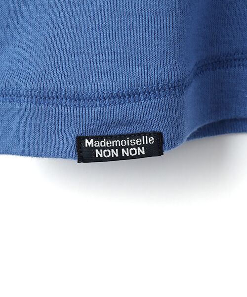 Mademoiselle NON NON / マドモアゼルノンノン カットソー | 甘撚グレースフライス(丸胴)タートルネックカットソー | 詳細12