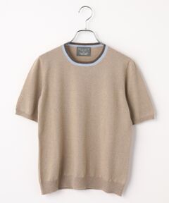 Mademoiselle NON NON / マドモアゼルノンノン ニット・セーター | <MUSETTI>ムゼッティー ウールカシミヤツインニット[半袖]