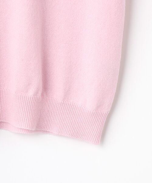 Mademoiselle NON NON / マドモアゼルノンノン ニット・セーター | <MUSETTI>ムゼッティー ウールカシミヤツインニット[半袖] | 詳細3