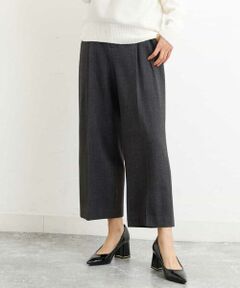 Maison de CINQ / メゾン ドゥ サンク その他パンツ | 【小さいサイズ/Comfortシリーズ】サスティナブル ヘリンボーン柄ベーシックワイドパンツ