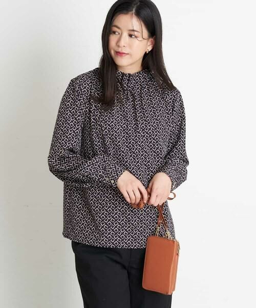 Maison de CINQ / メゾン ドゥ サンク シャツ・ブラウス | 【小さいサイズ/洗濯機で洗える】ハイネックブラウス | 詳細10