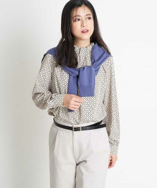 Maison de CINQ / メゾン ドゥ サンク シャツ・ブラウス | 【小さいサイズ/洗濯機で洗える】ハイネックブラウス | 詳細2