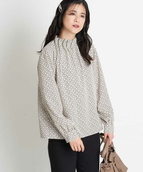 Maison de CINQ / メゾン ドゥ サンク シャツ・ブラウス | 【小さいサイズ/洗濯機で洗える】ハイネックブラウス | 詳細5