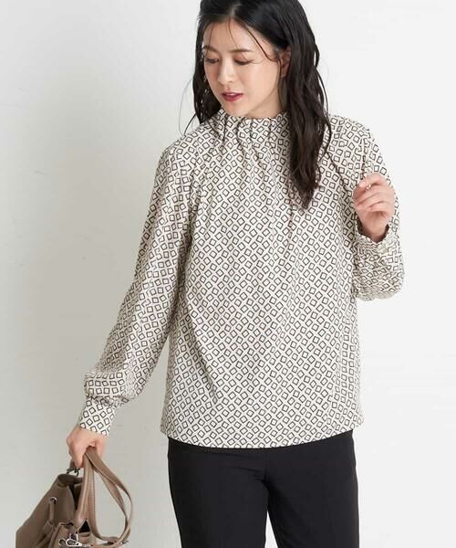 Maison de CINQ / メゾン ドゥ サンク シャツ・ブラウス | 【小さいサイズ/洗濯機で洗える】ハイネックブラウス | 詳細6