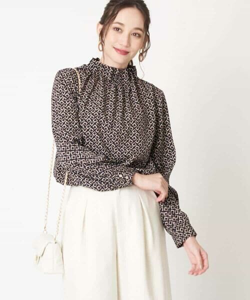 Maison de CINQ / メゾン ドゥ サンク シャツ・ブラウス | 【小さいサイズ/洗濯機で洗える】ハイネックブラウス | 詳細9