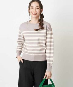 Maison de CINQ / メゾン ドゥ サンク ニット・セーター | 【小さいサイズ/洗える】ハイゲージボーダーニット