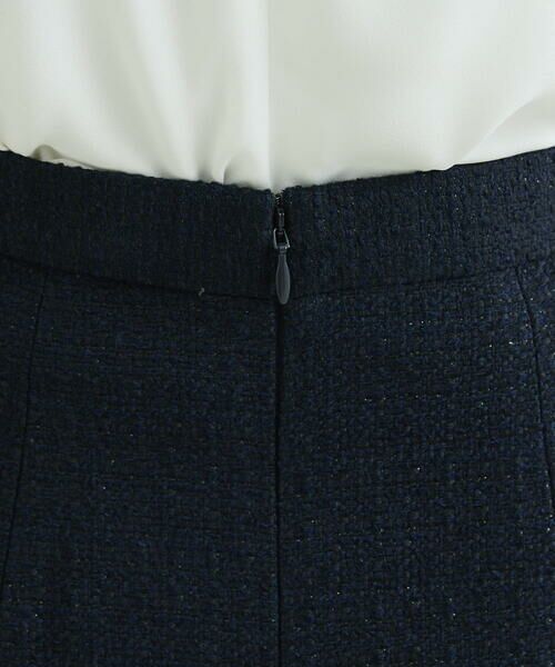 Maison de CINQ / メゾン ドゥ サンク ミニ・ひざ丈スカート | [小さいサイズ]ラメツイードセミフレアスカート（セットアップ対応） | 詳細5