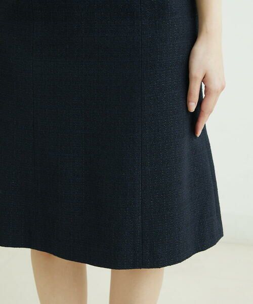 Maison de CINQ / メゾン ドゥ サンク ミニ・ひざ丈スカート | [小さいサイズ]ラメツイードセミフレアスカート（セットアップ対応） | 詳細8