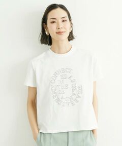 [小さいサイズ]モノトーンサークルロゴTシャツ