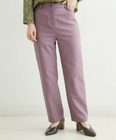 [4サイズ展開/日本製]綿麻ストレッチベーシックパンツ