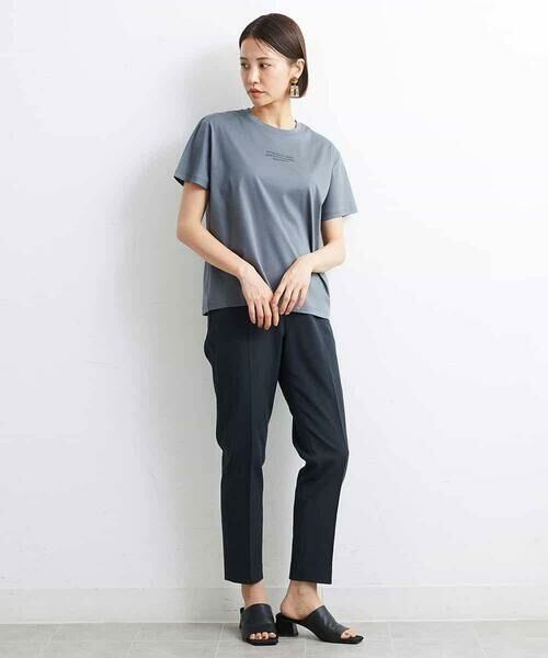 Maison de CINQ / メゾン ドゥ サンク ショート・ハーフ・半端丈パンツ | [小さいサイズ]ストレッチテーパードパンツ（定番素材） | 詳細24