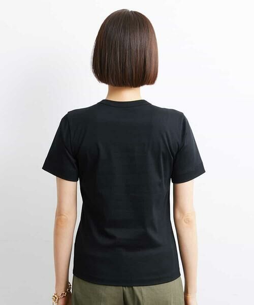 Maison de CINQ / メゾン ドゥ サンク カットソー | [小さいサイズ]コットンスムースロゴTシャツ（YURI KOBAYASHIコラボ） | 詳細8