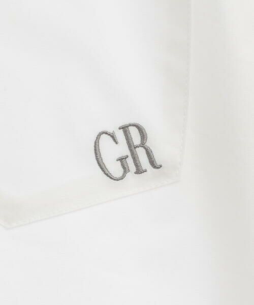 Maison de CINQ / メゾン ドゥ サンク シャツ・ブラウス | ストレッチポプリンロゴ刺繍シャツ | 詳細30