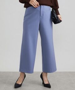 Maison de CINQ / メゾン ドゥ サンク ショート・ハーフ・半端丈パンツ | [小さいサイズ]裏起毛ワイドクロップドパンツ(機能素材/定番人気)