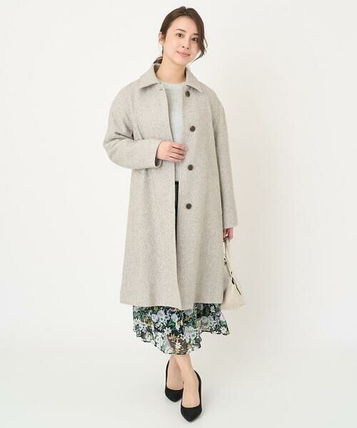 Maison de CINQ / メゾン ドゥ サンク ロング・マキシ丈スカート | 【小さいサイズ】中花プリントシフォンスカート/丈の長さが選べる/洗える | 詳細20