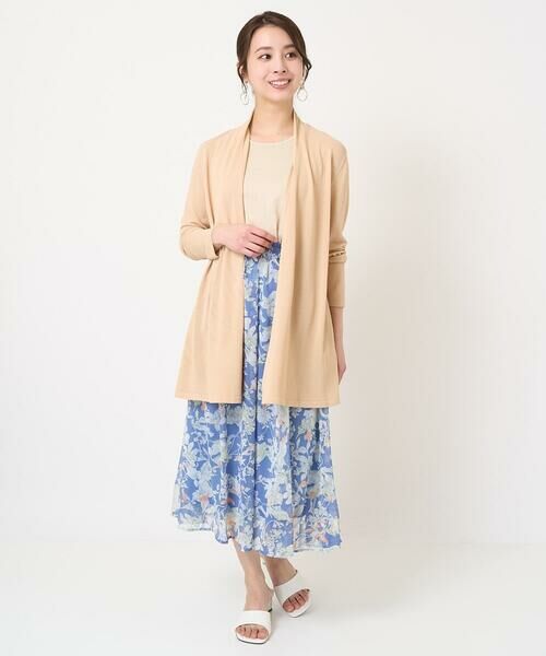 Maison de CINQ / メゾン ドゥ サンク ロング・マキシ丈スカート | 【小さいサイズ】花柄シフォンスカート/丈の長さが選べる/洗える | 詳細24