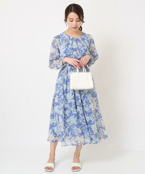 Maison de CINQ / メゾン ドゥ サンク ロング・マキシ丈スカート | 【小さいサイズ】花柄シフォンスカート/丈の長さが選べる/洗える | 詳細29