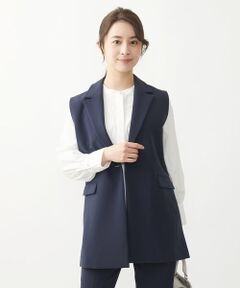 【小さいサイズ】ロングジレ/制菌加工/洗える