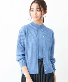 Maison de CINQ / メゾン ドゥ サンク カーディガン・ボレロ | 【小さいサイズ】ラメリブニットカーディガン/洗える