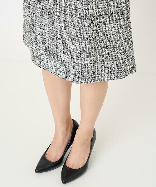 Maison de CINQ / メゾン ドゥ サンク ミニ・ひざ丈スカート | [小さいサイズ]ファンシーツイードセミタイトスカート(セットアップ対応) | 詳細8