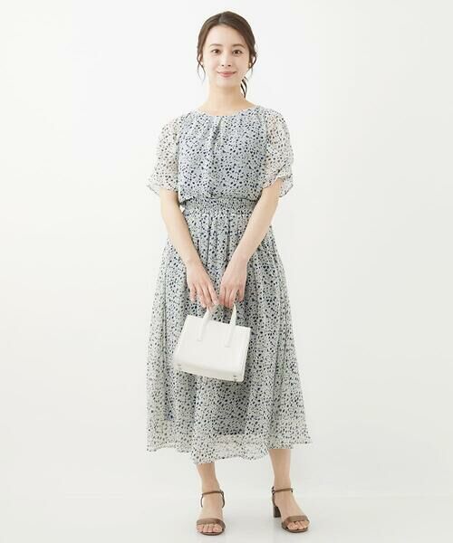 Maison de CINQ / メゾン ドゥ サンク ロング・マキシ丈スカート | 【小さいサイズ】シフォンプリントスカート/丈の長さが選べる/洗える | 詳細24