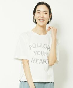 [小さいサイズ]リバースサイドプリントロゴTシャツ