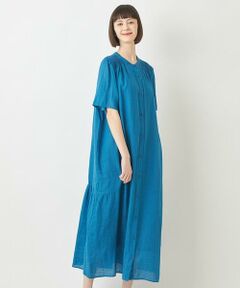 Maison de CINQ / メゾン ドゥ サンク ロング・マキシ丈ワンピース | 【小さいサイズ/麻製品染め】ロングワンピース