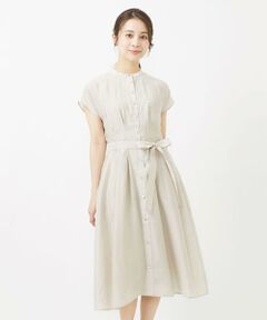 Maison de CINQ / メゾン ドゥ サンク ロング・マキシ丈ワンピース | 【小さいサイズ】ウエストタックデザインワンピース